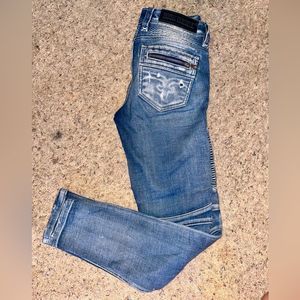 Rock Revival Women’s Moto Gaby Skinny Jeans Size 25